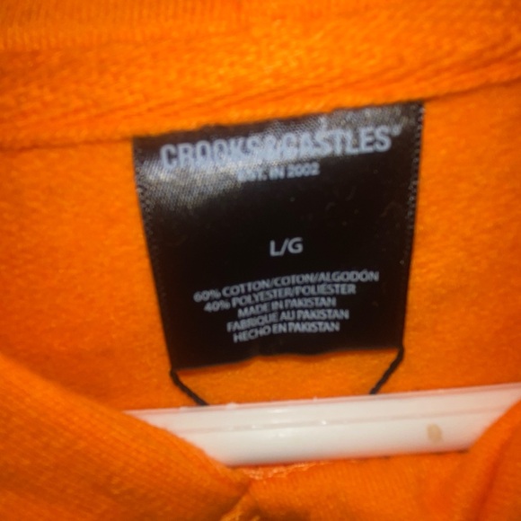Crooks and Castles Orange Hoodie size L NWT
Super soft! - Picture 6 of 10